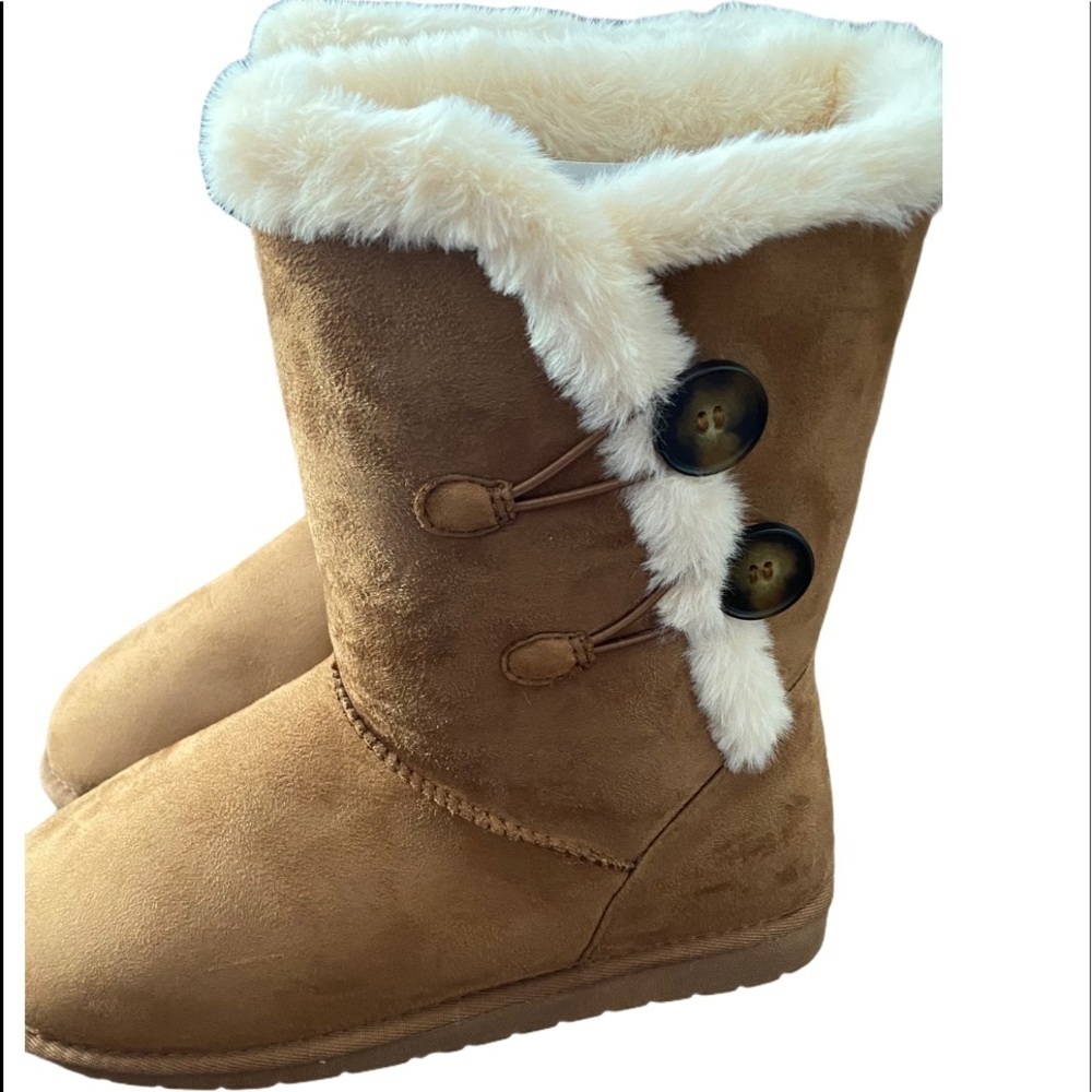 Avenue WW Shoes Women’s size: 7W Zoey Fur Lined Suede Boot New - Picture 6 of 9